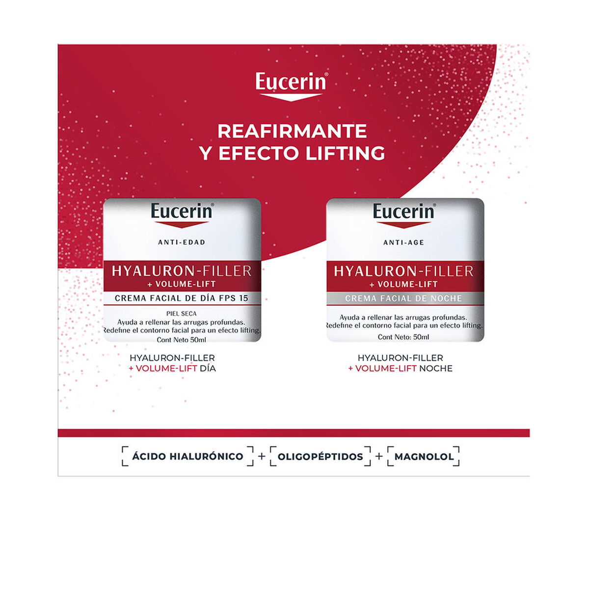 Skönhetsset Eucerin HYALURON FILLER 2 Delar