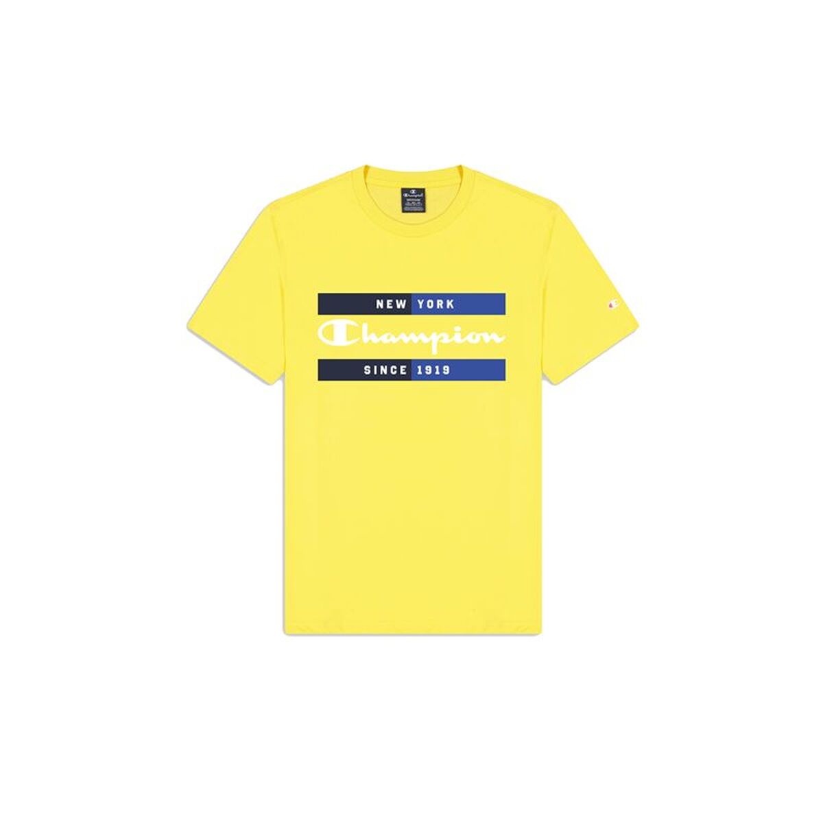 T-shirt med kortärm Herr Champion Gul