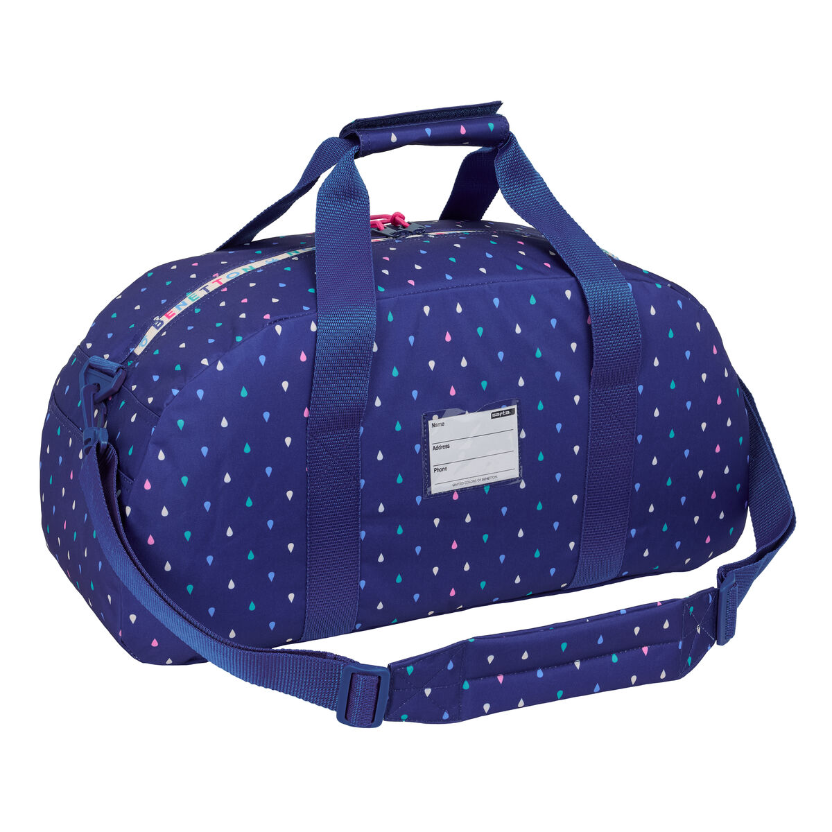 Sportväska Benetton Drop Multicolour 50 x 26 x 20 cm - 2