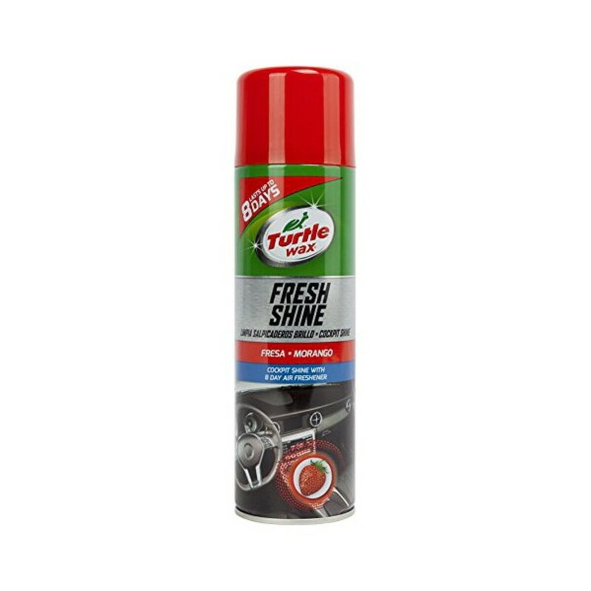 Rengöringsmedel för instrumentpaneler Turtle Wax TW51985 Fresh Shine   Jordgubbe 500 ml