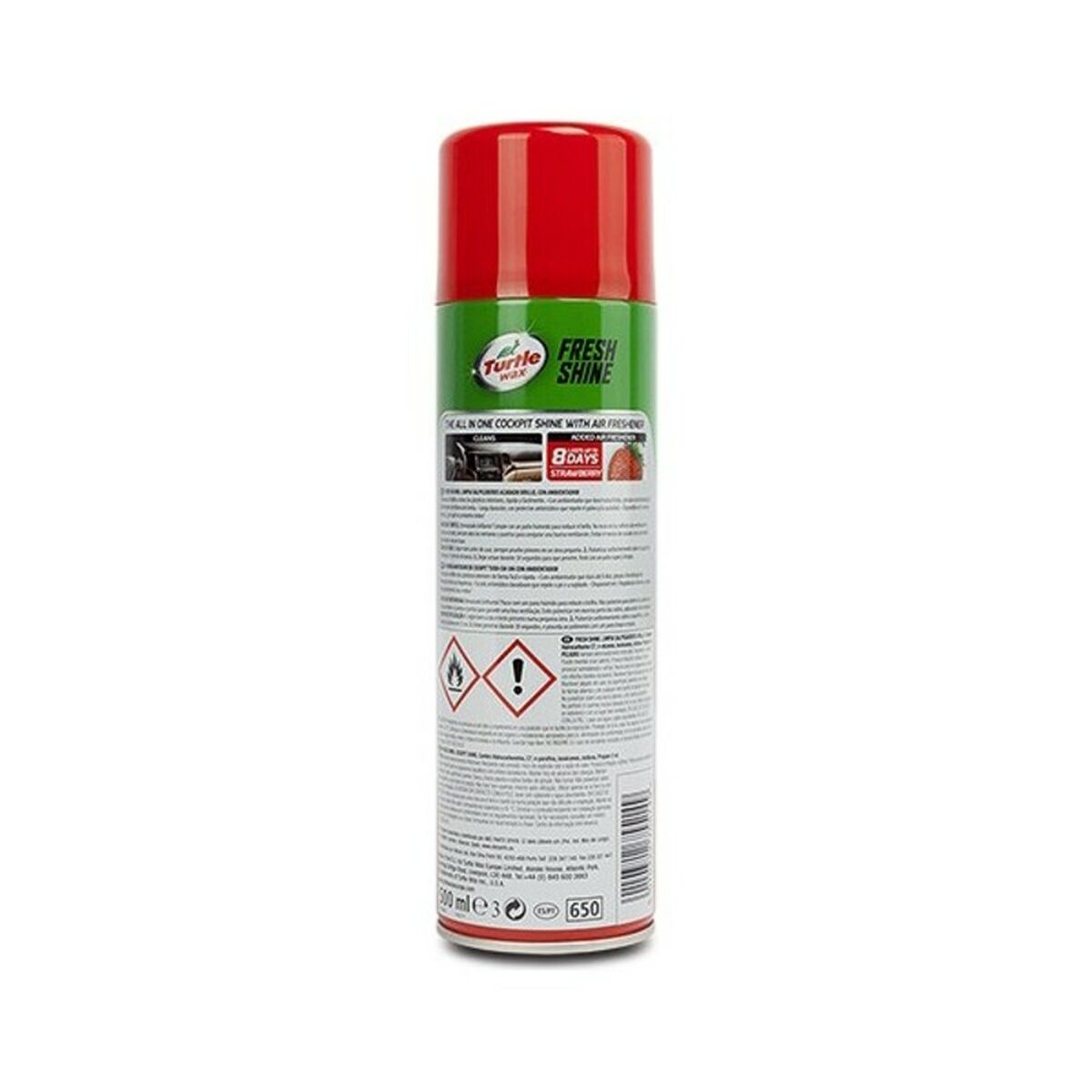 Rengöringsmedel för instrumentpaneler Turtle Wax TW51985 Fresh Shine   Jordgubbe 500 ml - 2