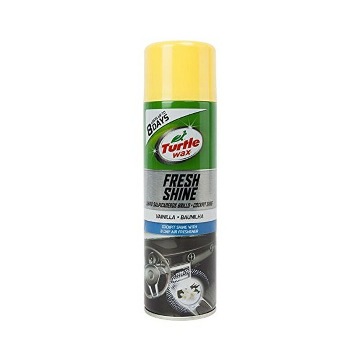 Rengöringsmedel för instrumentpaneler Turtle Wax TW51986 Fresh Shine   Vanilj 500 ml