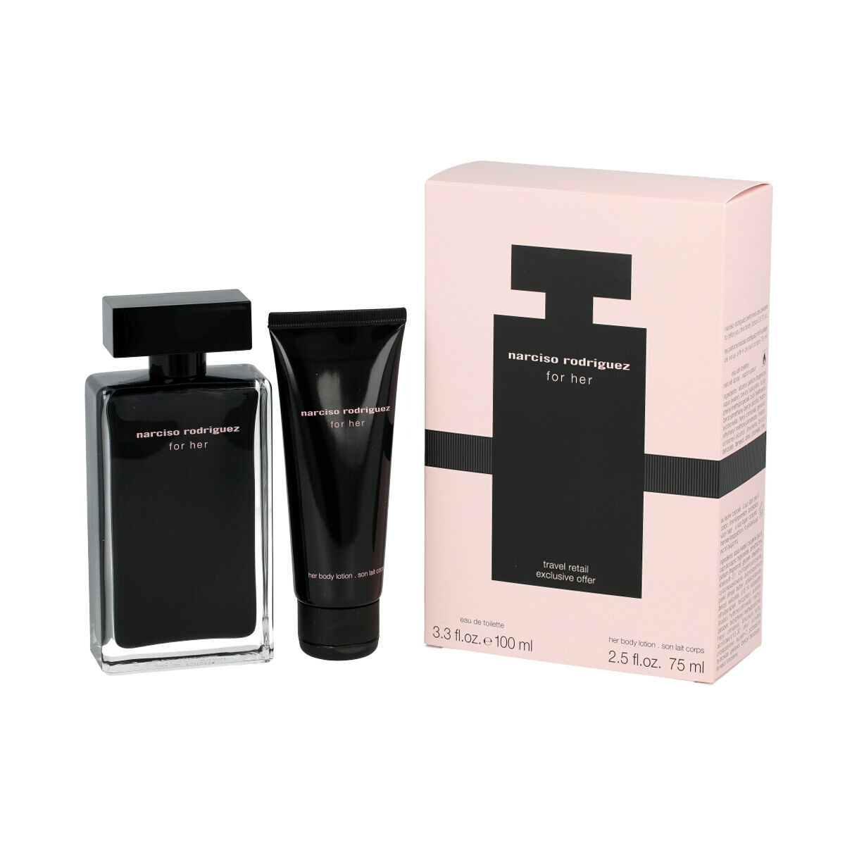 Parfymset Damer Narciso Rodriguez EDT For Her 2 Delar