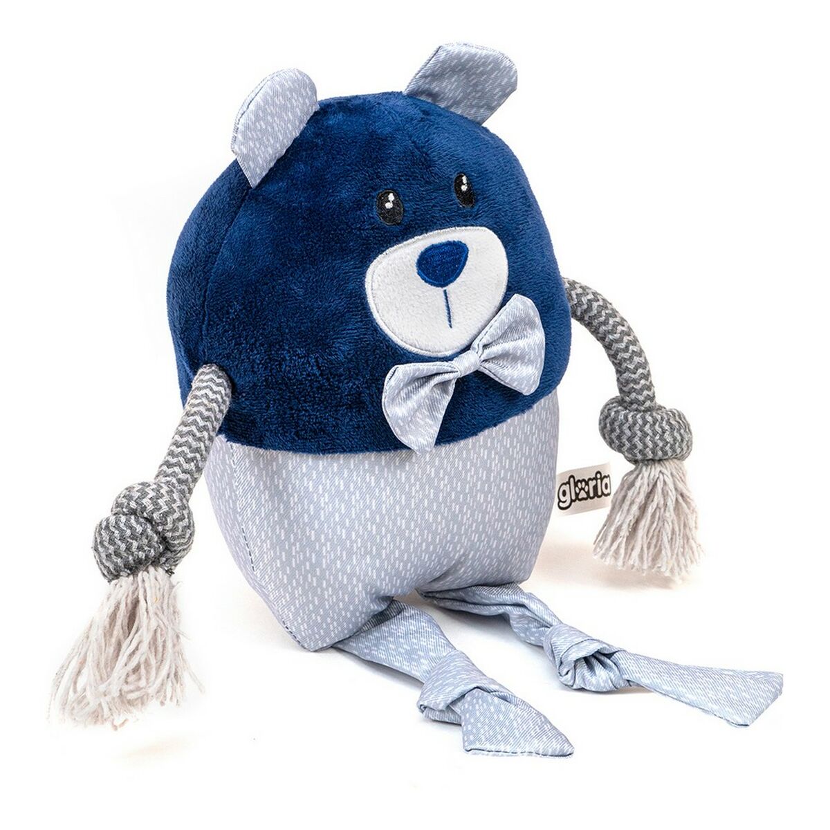 Mjuk leksak för hundar Gloria Pumba Blå Polyester polypropen Björn 23 x 16 cm