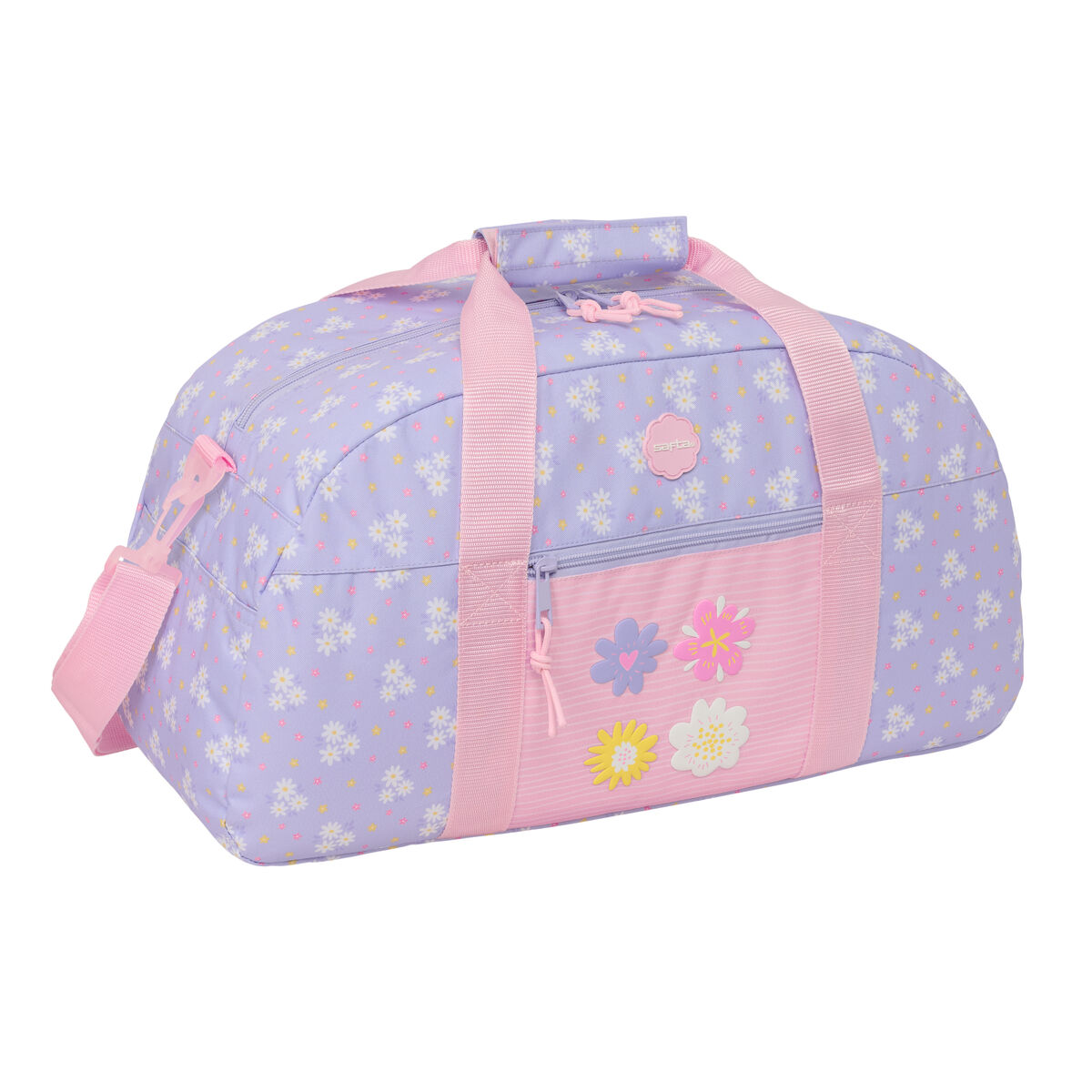 Sportväska Safta Bouquet Rosa Lila 50 x 26 x 20 cm