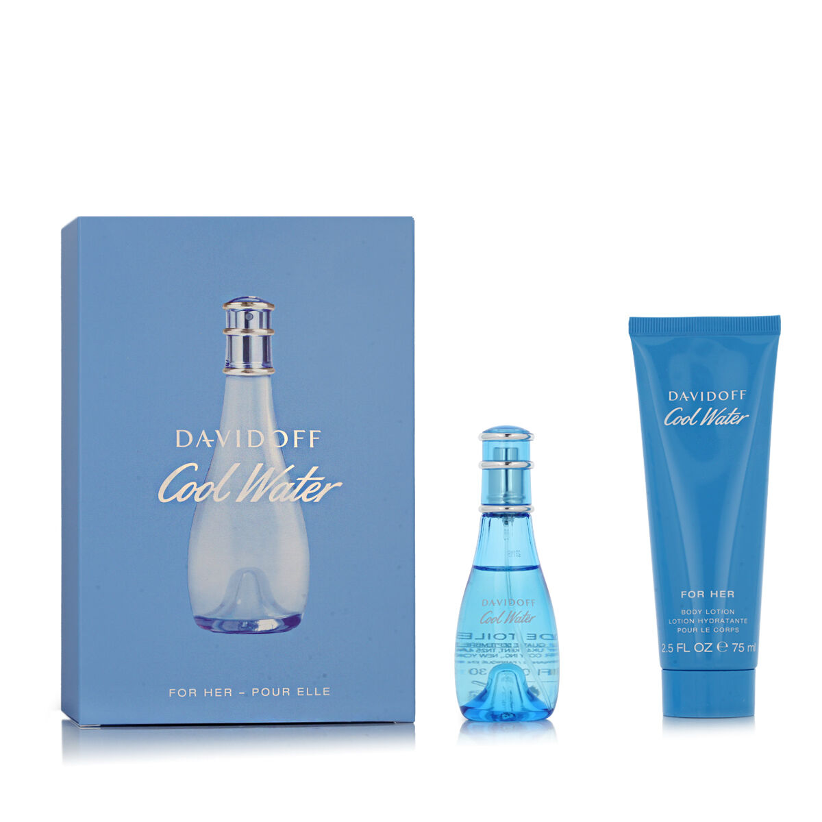Parfymset Damer Davidoff Cool Water 2 Delar