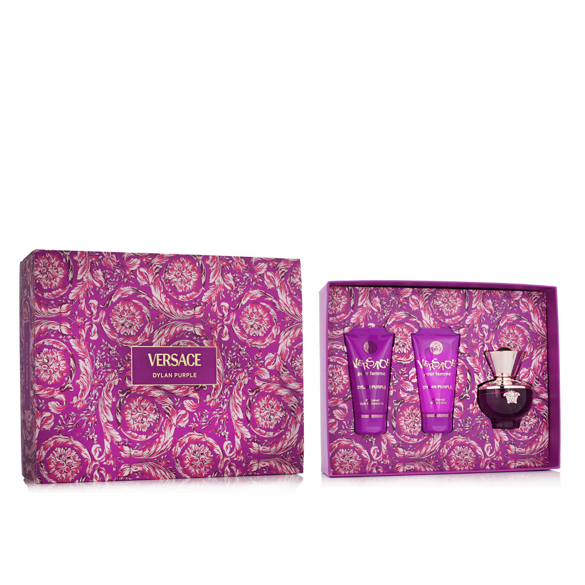 Parfymset Damer Versace Dylan Purple 3 Delar