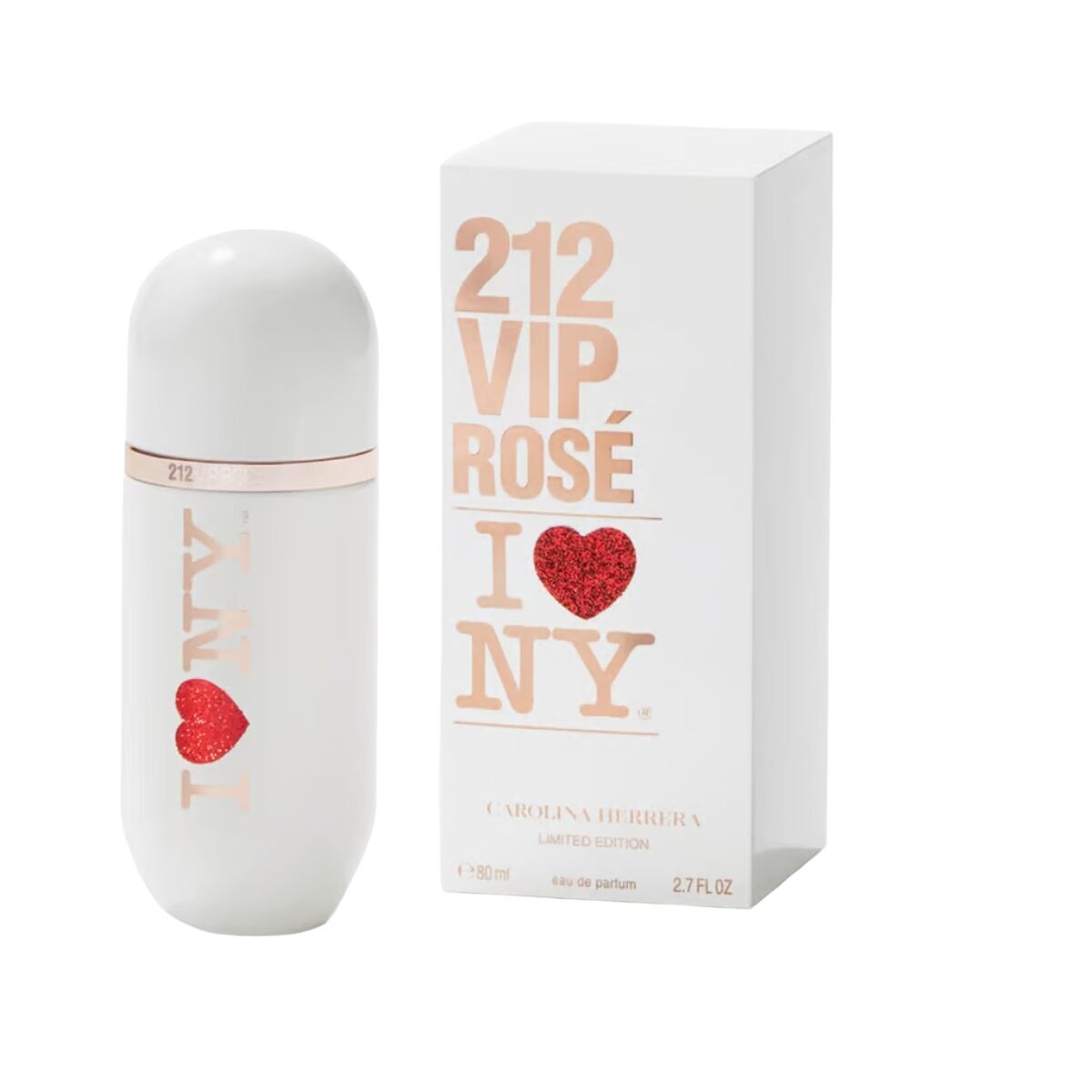 Parfym Damer Carolina Herrera 212 VIP Rosé Love NY EDP 80 ml