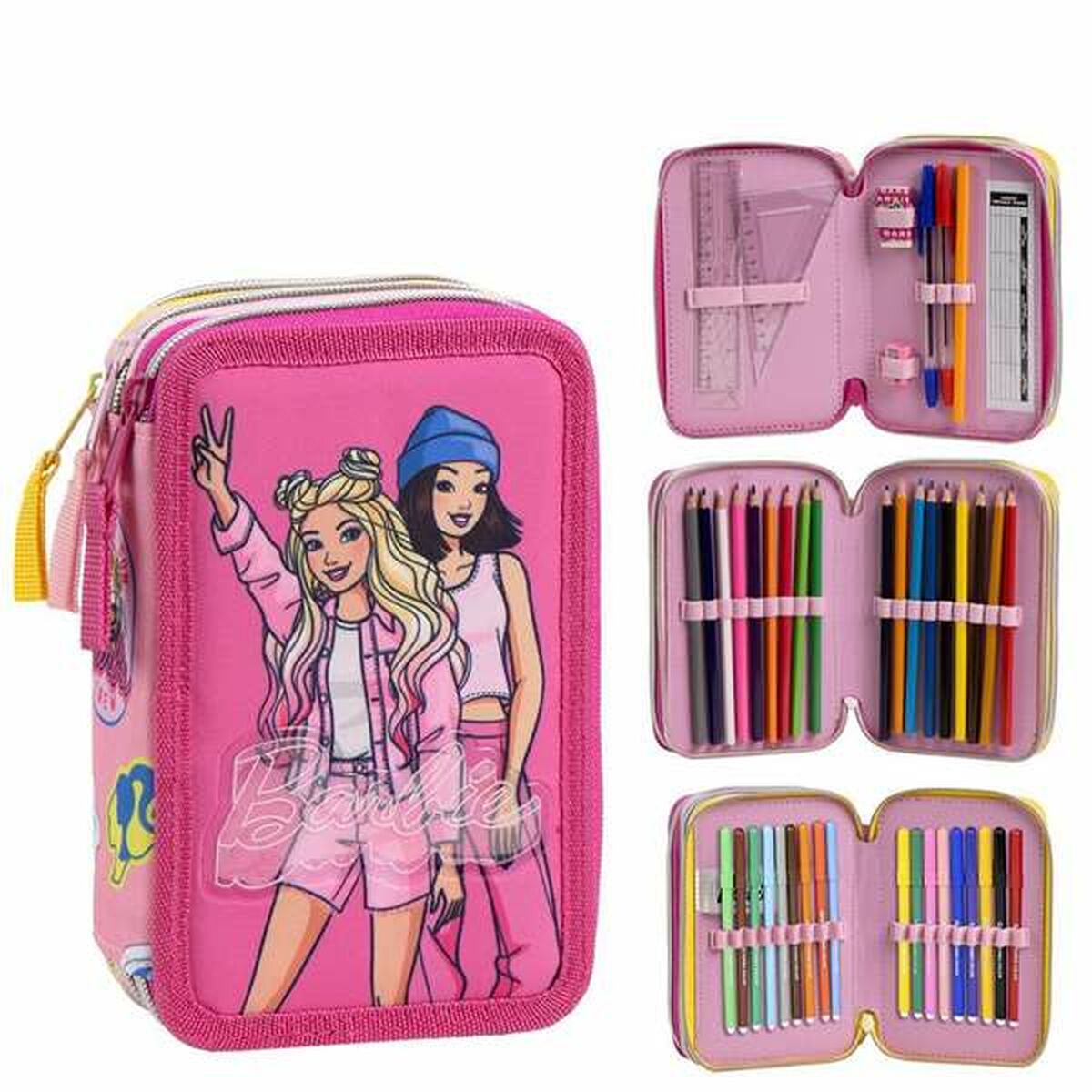 Pennfodral Barbie Fuchsia 12,5 x 6,5 x 19,5 cm