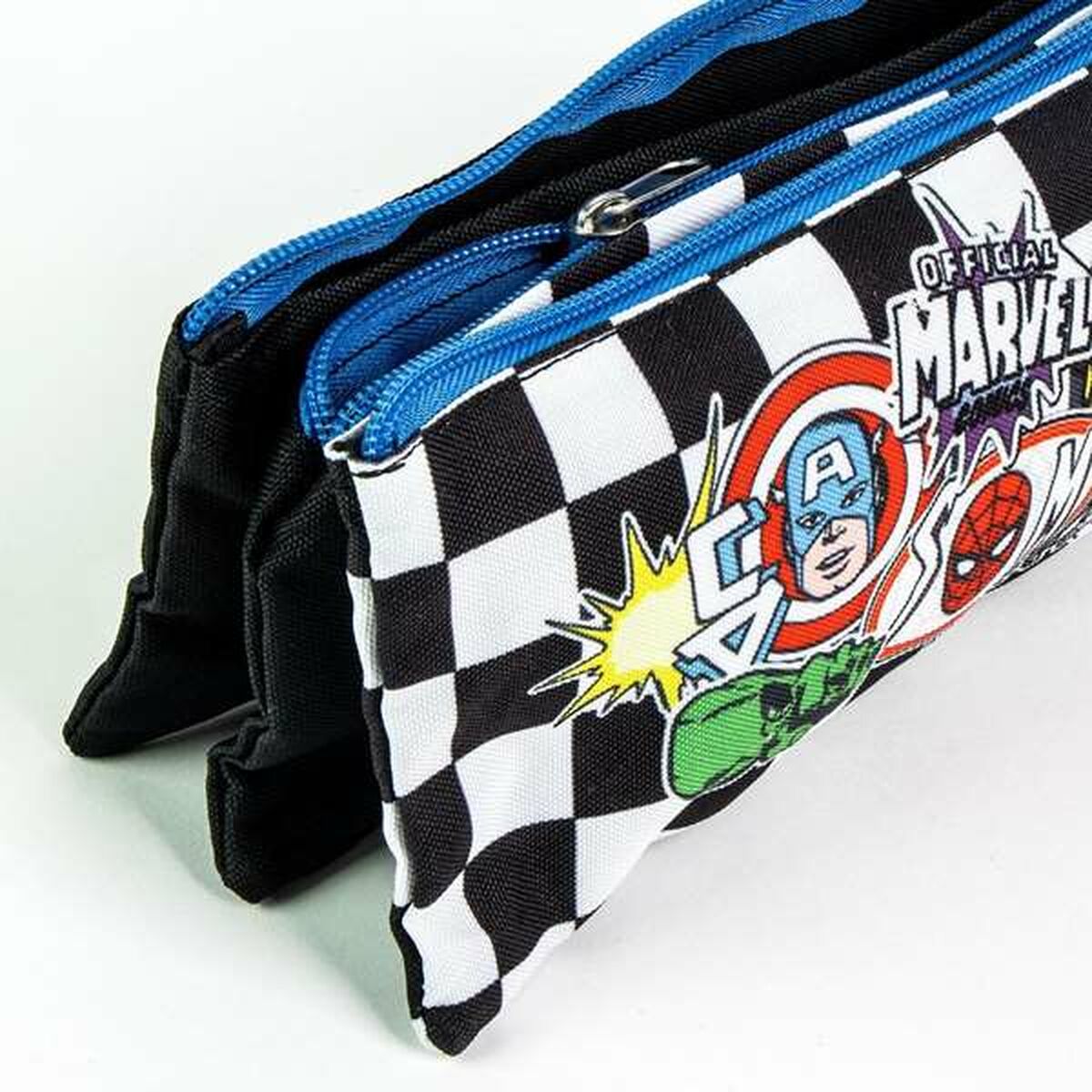 Tredubbel Carry-all The Avengers Svart 2,2 x 1,1 x 22,5 cm - 3