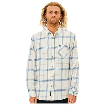 Skjorta med lång ärm Herr Rip Curl 00CMSH-3021 Vit (S)