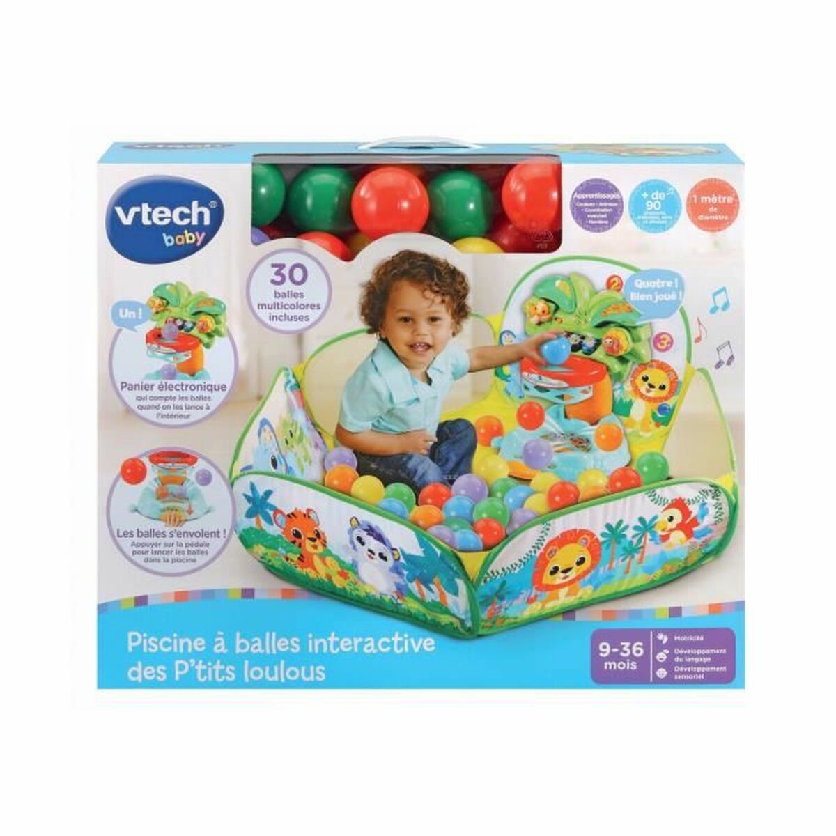 Bollhav Vtech Baby P'tits Loulous Interactive Ball Pool (FR) - 2