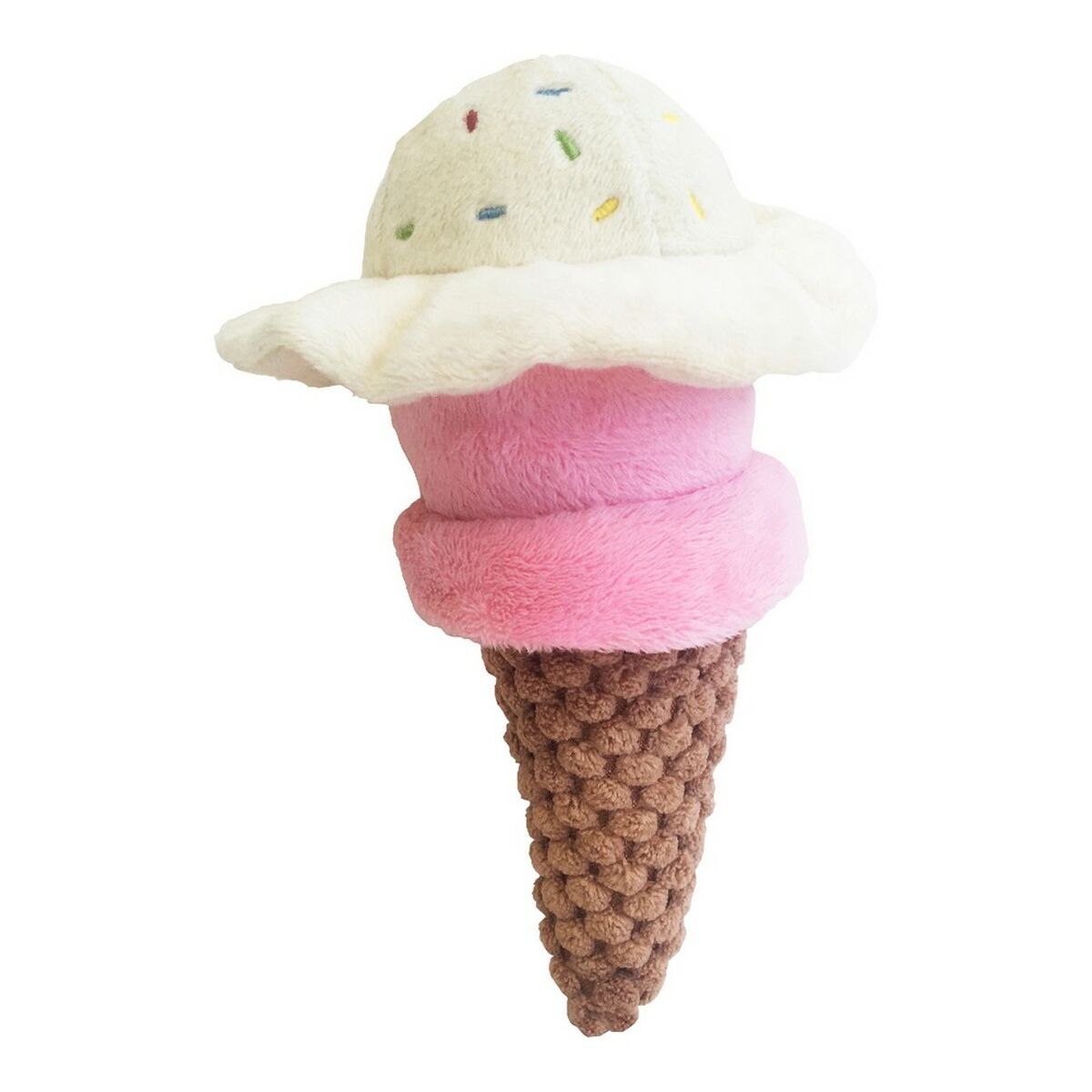 Mjuk leksak för hundar Gloria Gloicecream Multicolour Polyester polypropen Glass 9 x 9 x 17 cm