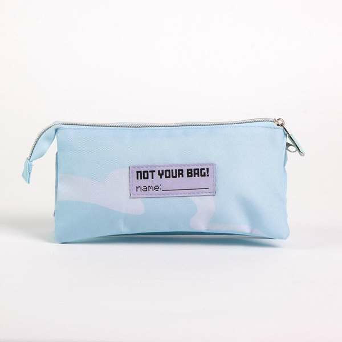 Tredubbel Carry-all Frozen Ljusblå Light Blue 2,2 x 1,1 x 22,5 cm - 2