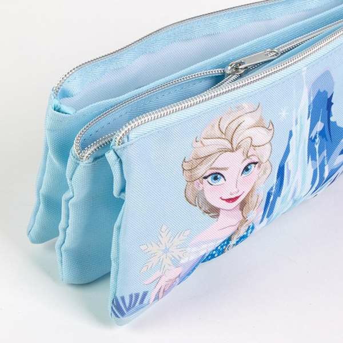 Tredubbel Carry-all Frozen Ljusblå Light Blue 2,2 x 1,1 x 22,5 cm - 3