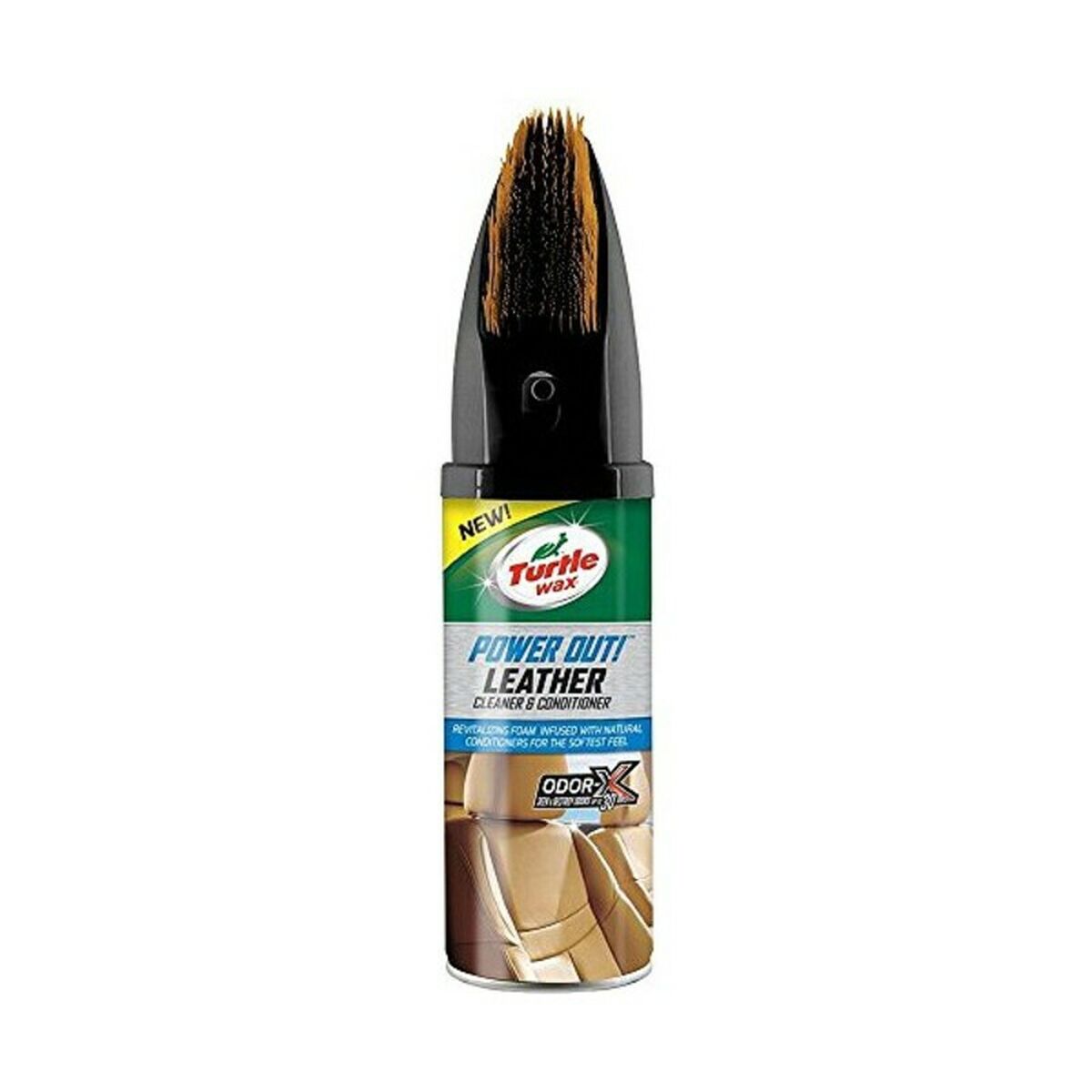 Rengöringsmedel för möbeltyg Turtle Wax TW52895 Power Out Leather 400 ml