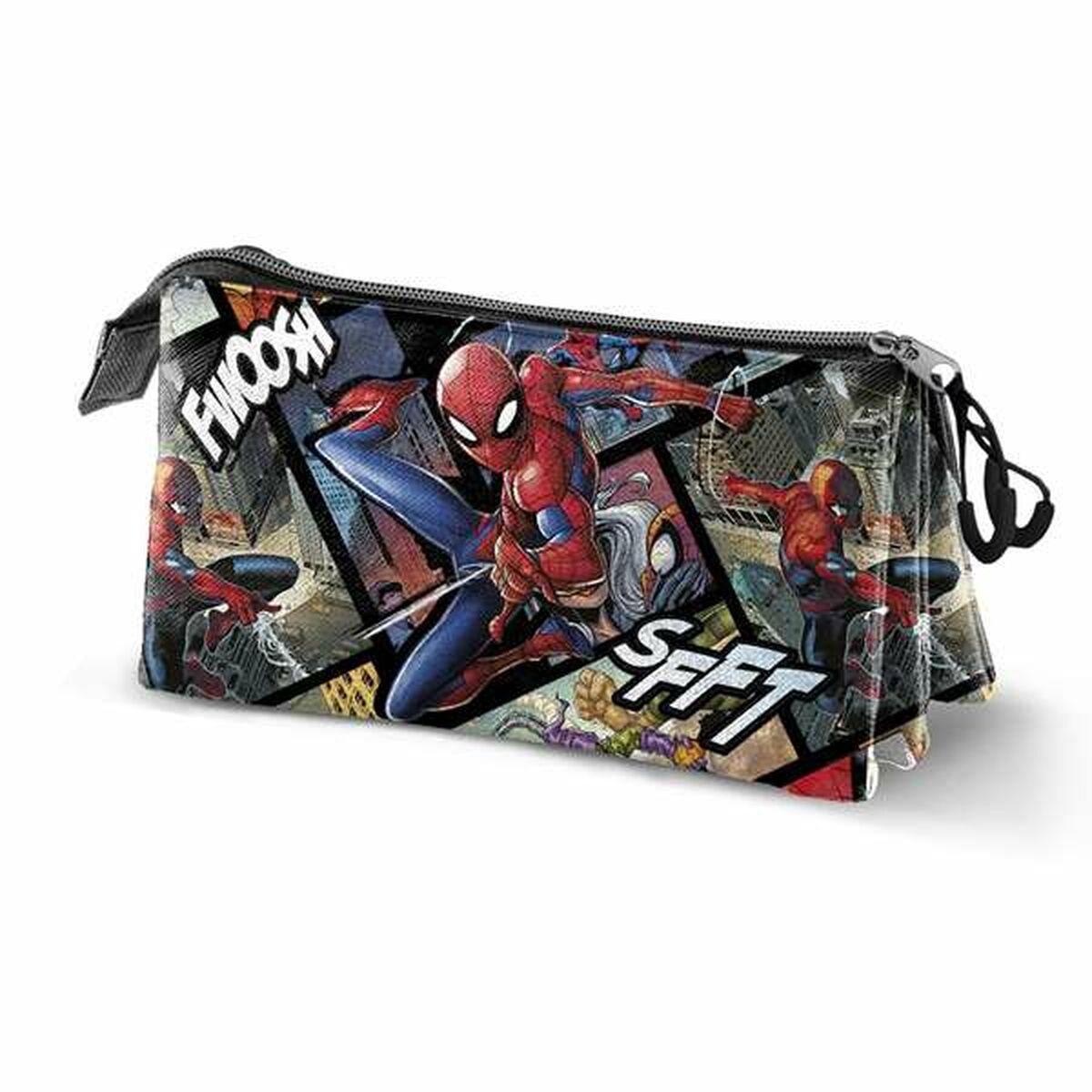 Tredubbel Carry-all Spider-Man 23 x 8 x 11 cm - 2