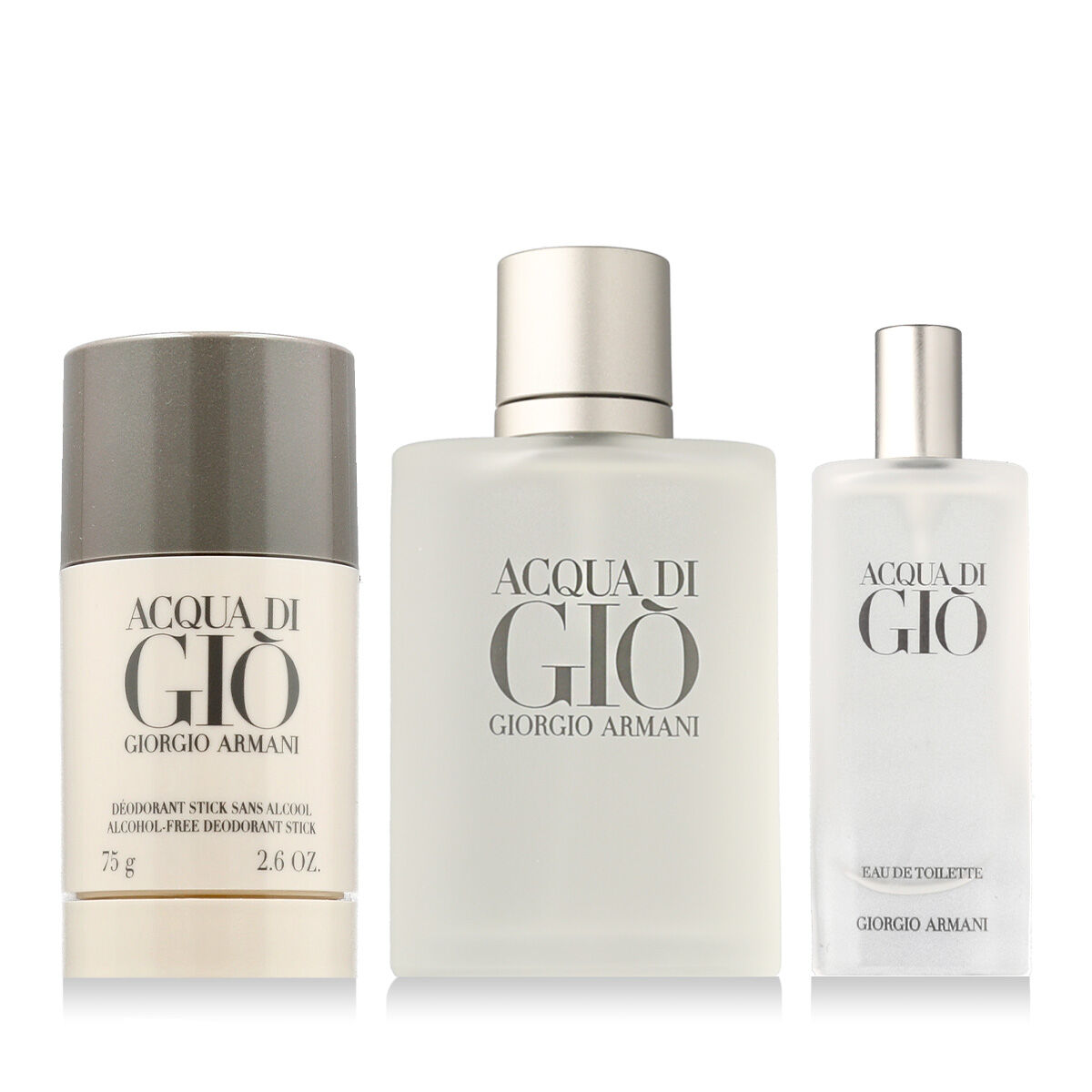 Parfymset Herrar Giorgio Armani Acqua Di Gio 3 Delar - 2