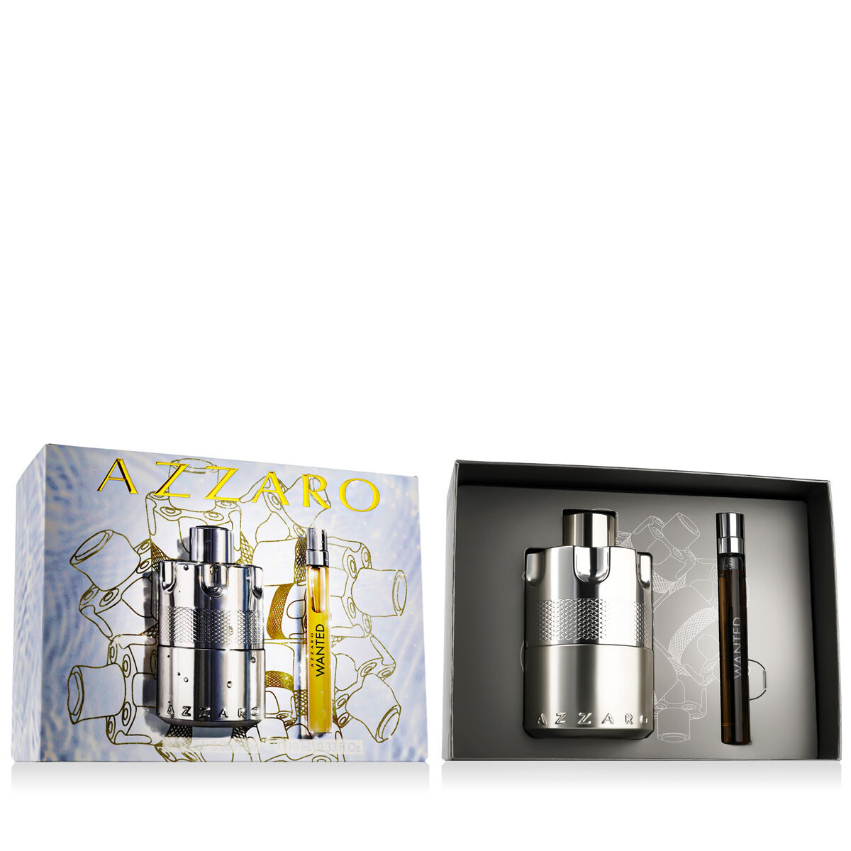 Parfymset Herrar Azzaro Wanted Eau de Parfum EDP 2 Delar