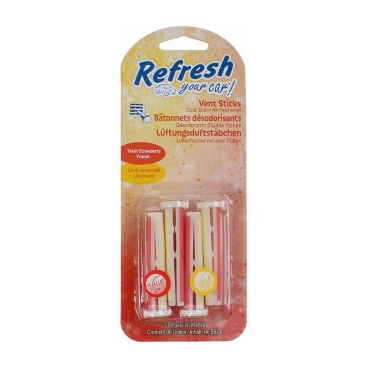 Billuftfreser California Scents RYCVSLEM Jordgubbe Citron Plast
