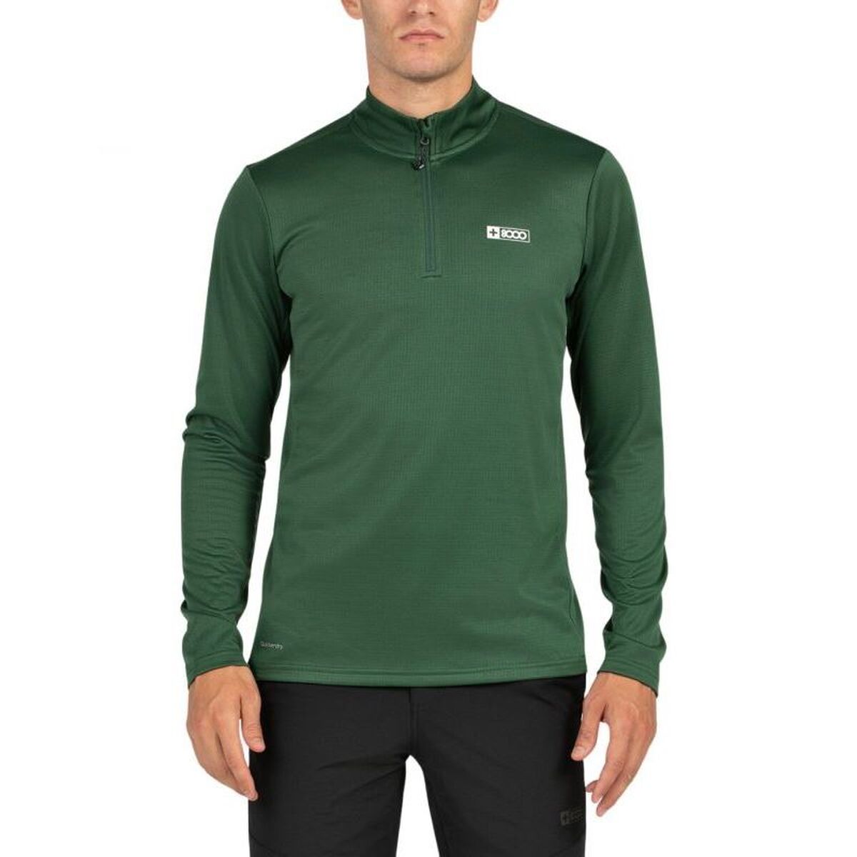 T-shirt med lång ärm Herr +8000 Portu Oliv