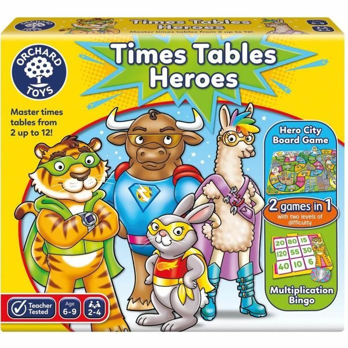 Utbildningsspel Orchard Times tables Heroes (FR)