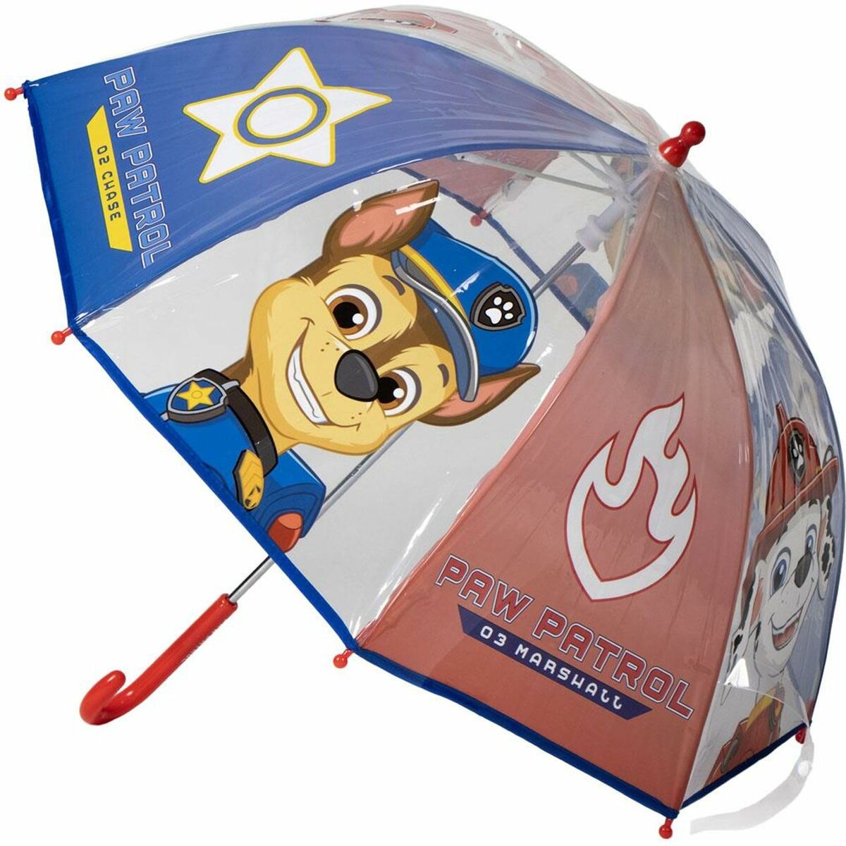 Paraply The Paw Patrol Blå Ø 71 cm 45 cm - 3