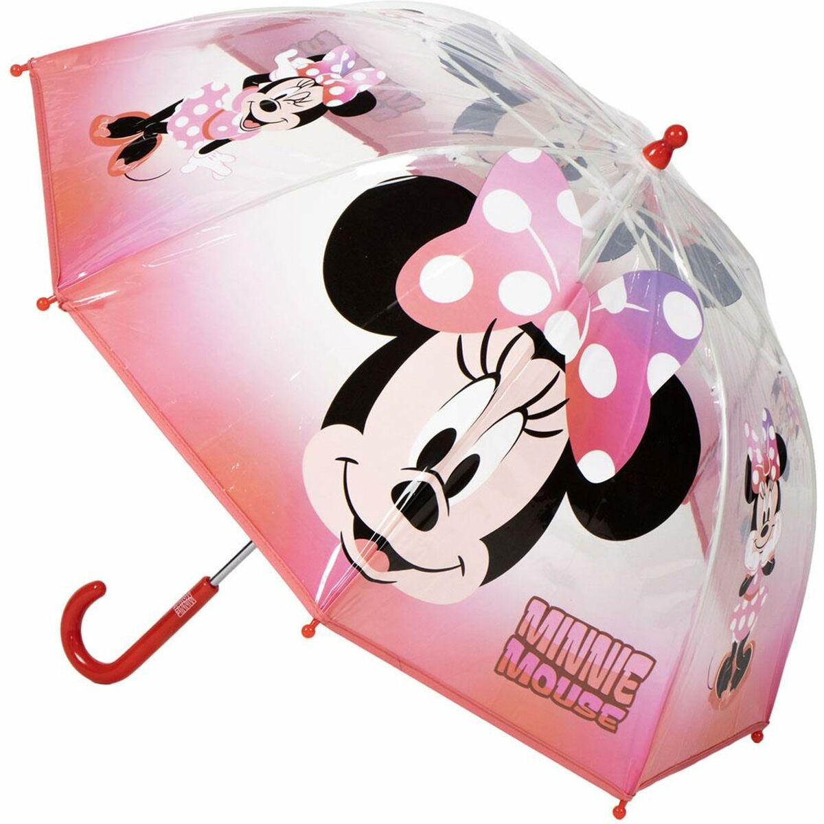 Paraply Minnie Mouse Röd Ø 71 cm 45 cm - 3