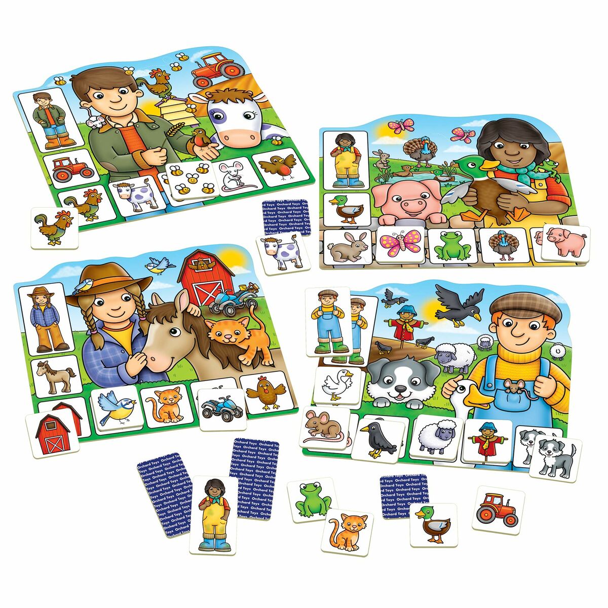 Utbildningsspel Orchard Old Macdonald Lotto (FR) - 3