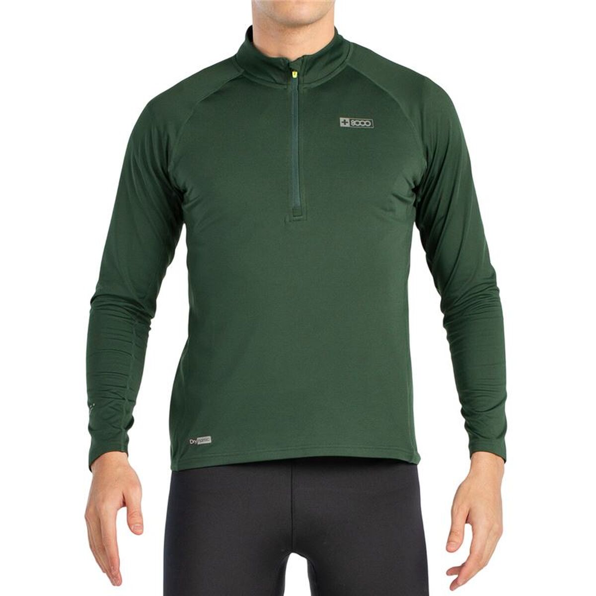 T-shirt med lång ärm Herr +8000 Truco Oliv