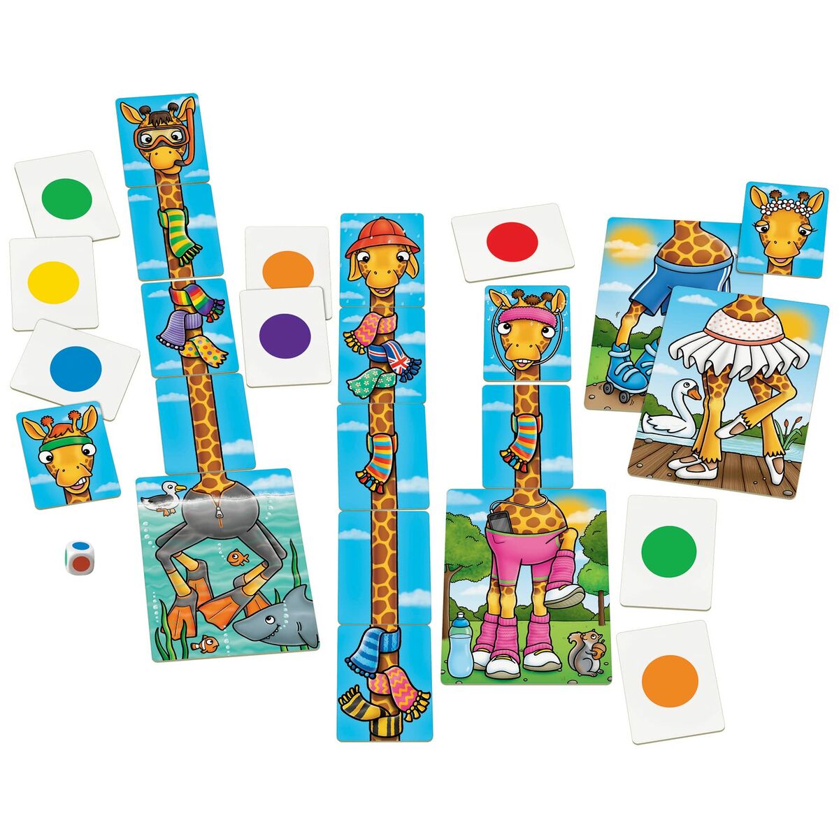 Utbildningsspel Orchard Giraffes in scarves (FR) - 2