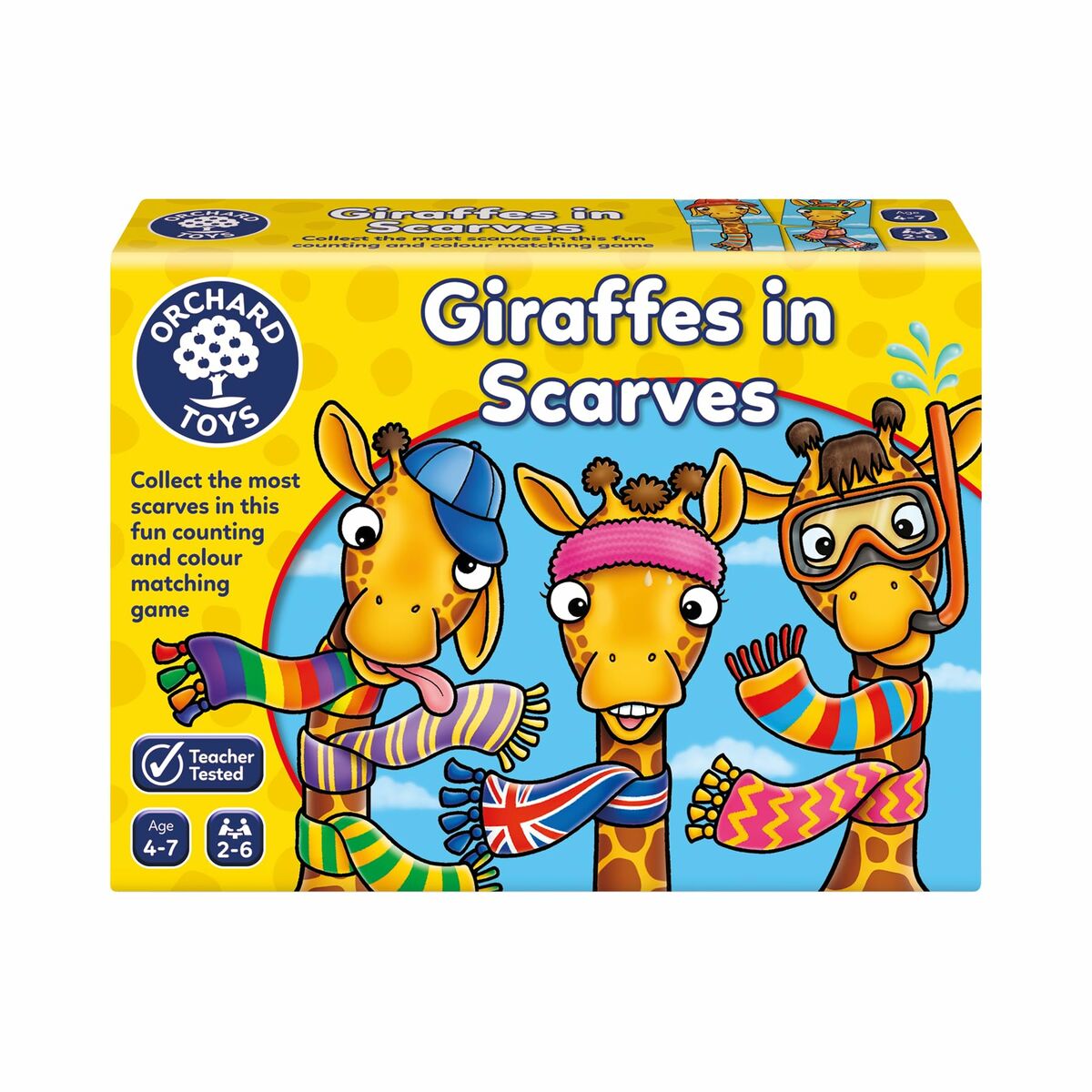 Utbildningsspel Orchard Giraffes in scarves (FR)