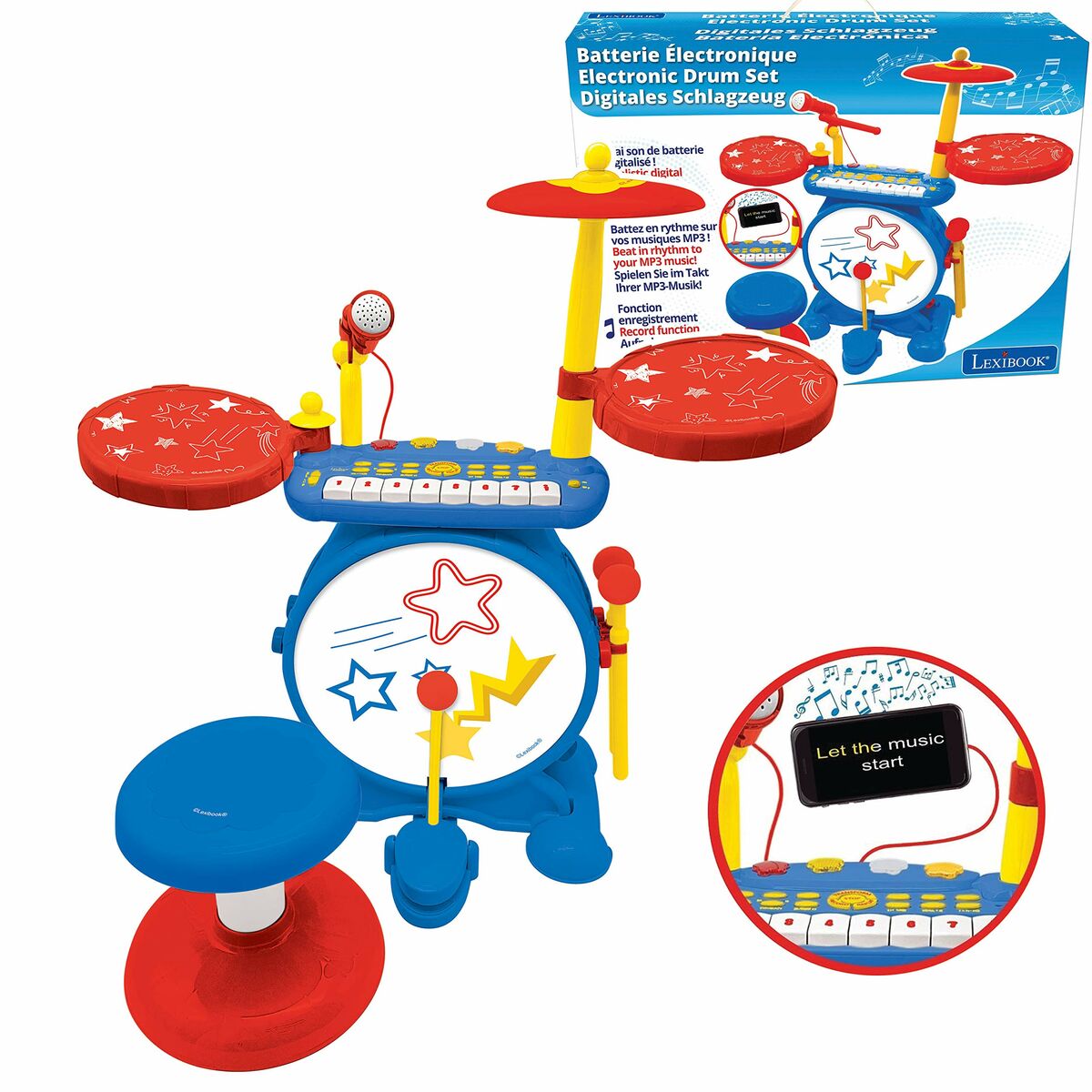 Trumset Lexibook Plast - 2