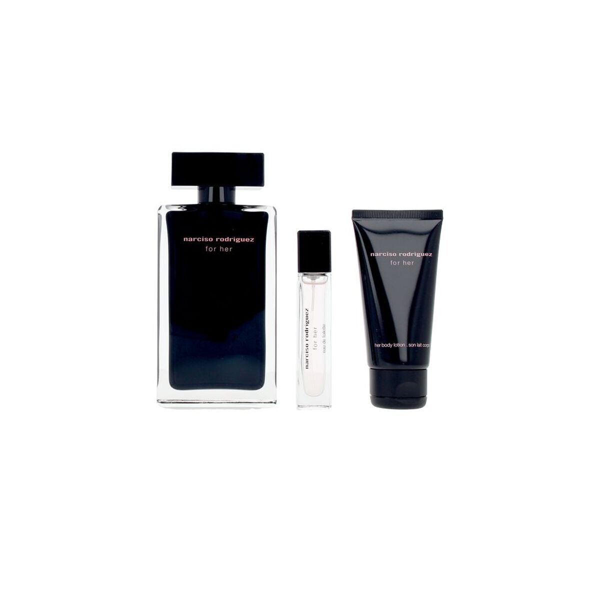 Parfymset Damer Narciso Rodriguez FOR HER EDT 3 Delar