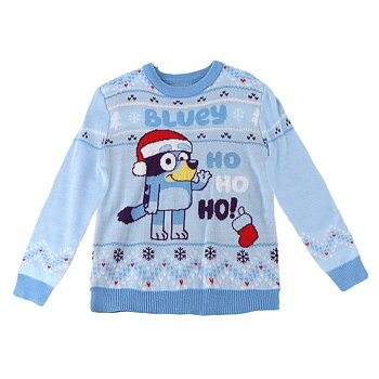 Tröja Unisex Bluey Christmas Ljusblå