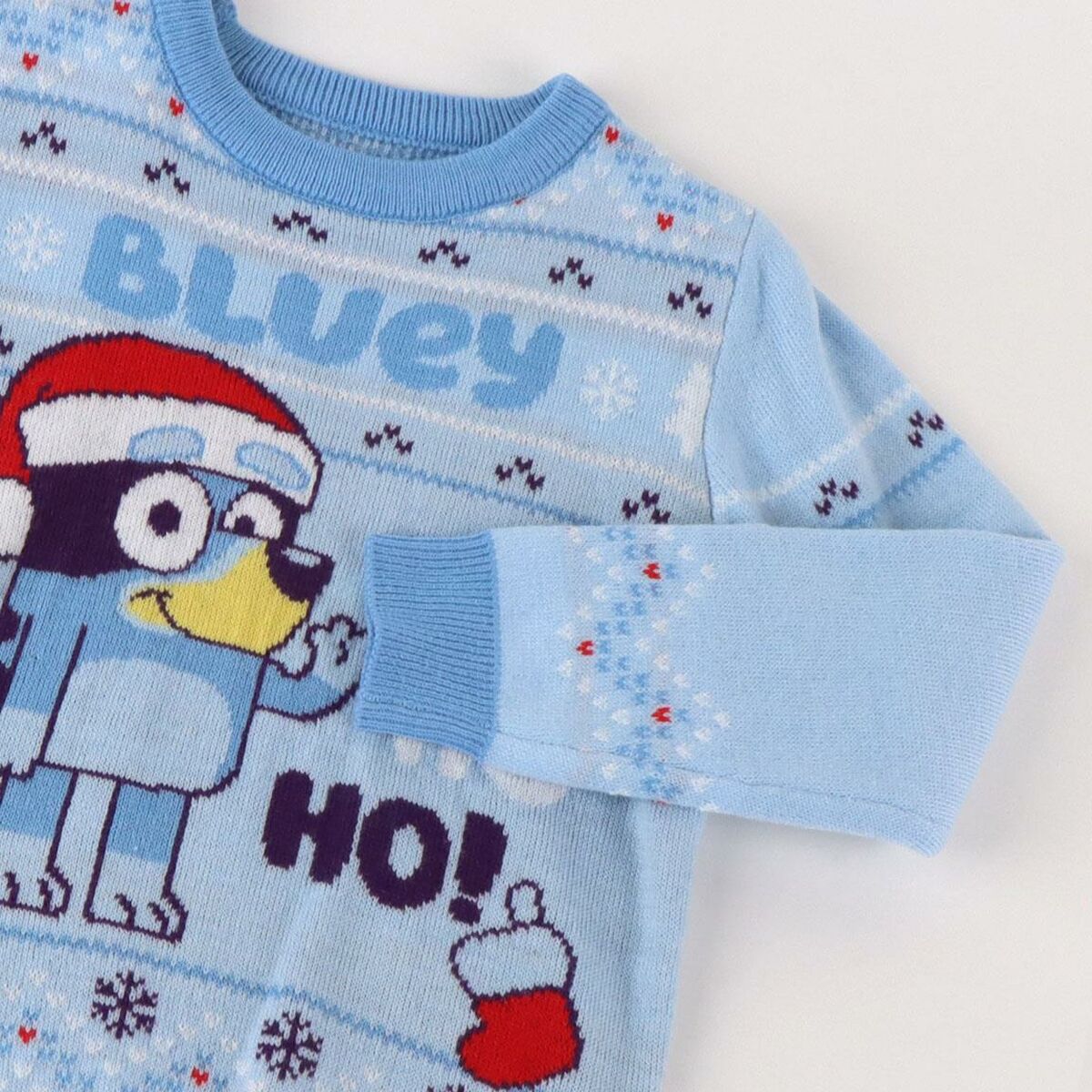 Tröja Unisex Bluey Christmas Ljusblå - 3