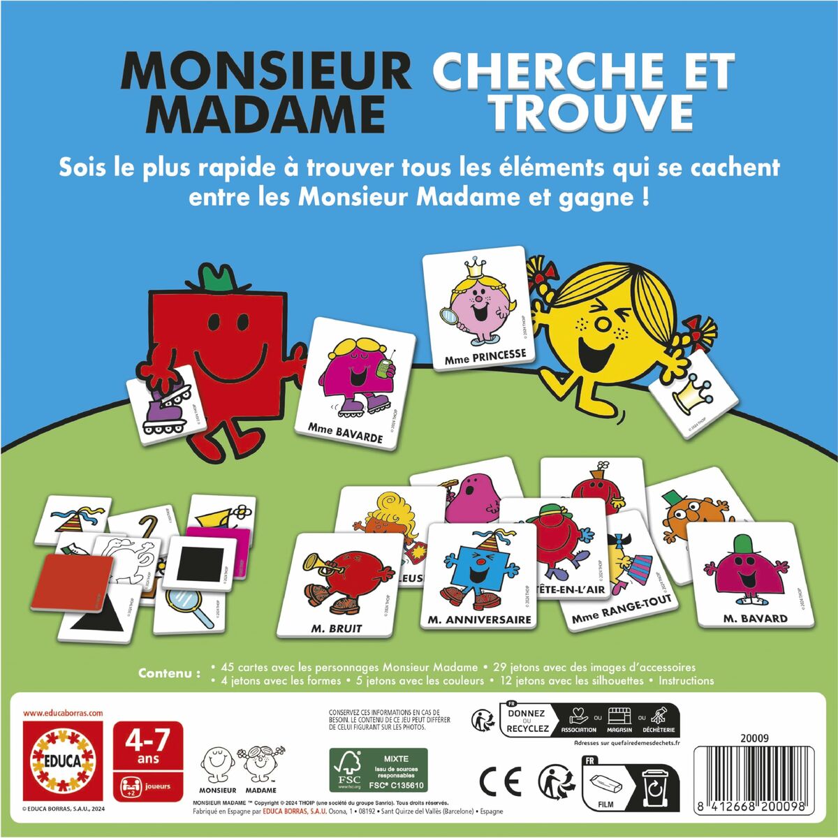 Utbildningsspel Educa Mr. Men and Women - 3