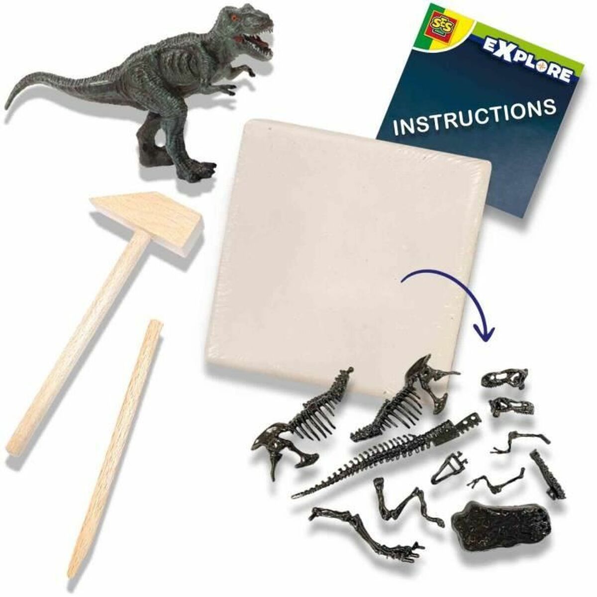 Utgrävningsspel SES Creative T-rex - 2