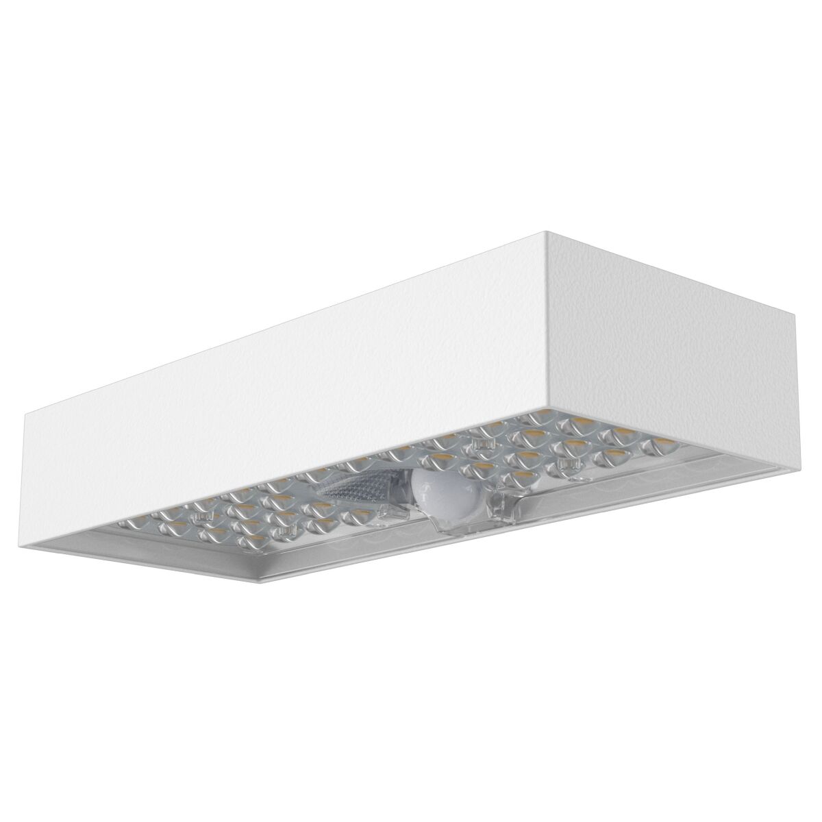 Vägglykta Velamp TEGEL Vit Polykarbonater 6 W 800 lm (4000 K)