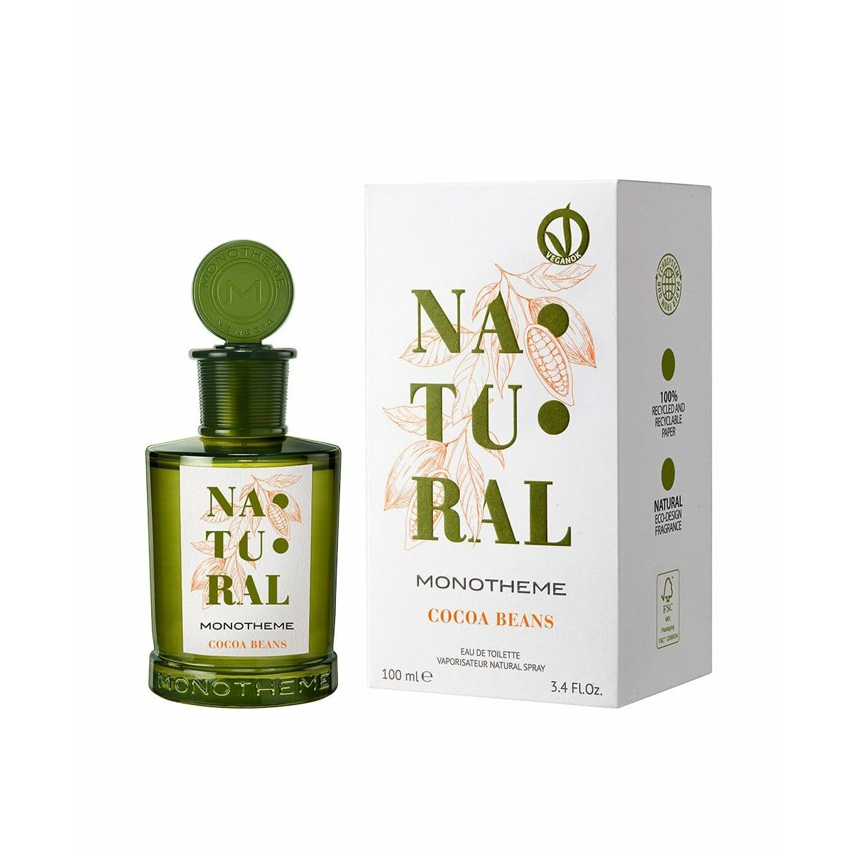 Parfym Unisex Monotheme Venezia Natura Cocoa Beans EDT 100 ml