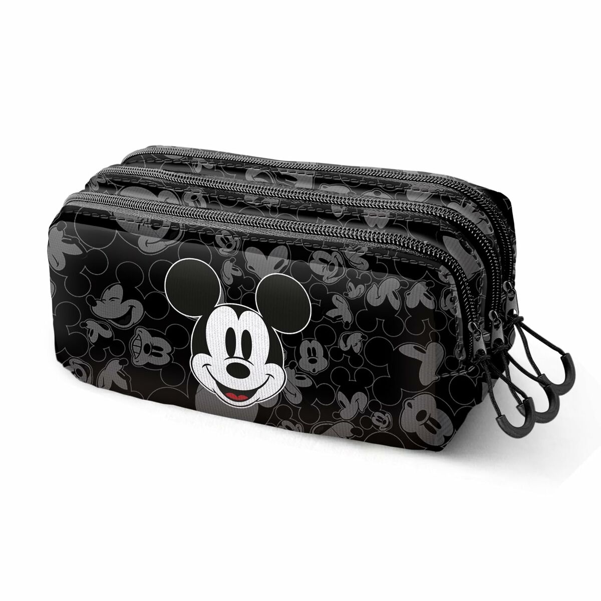 Tredubbel Carry-all Mickey Mouse Year Svart 23 x 10 x 11 cm - 2