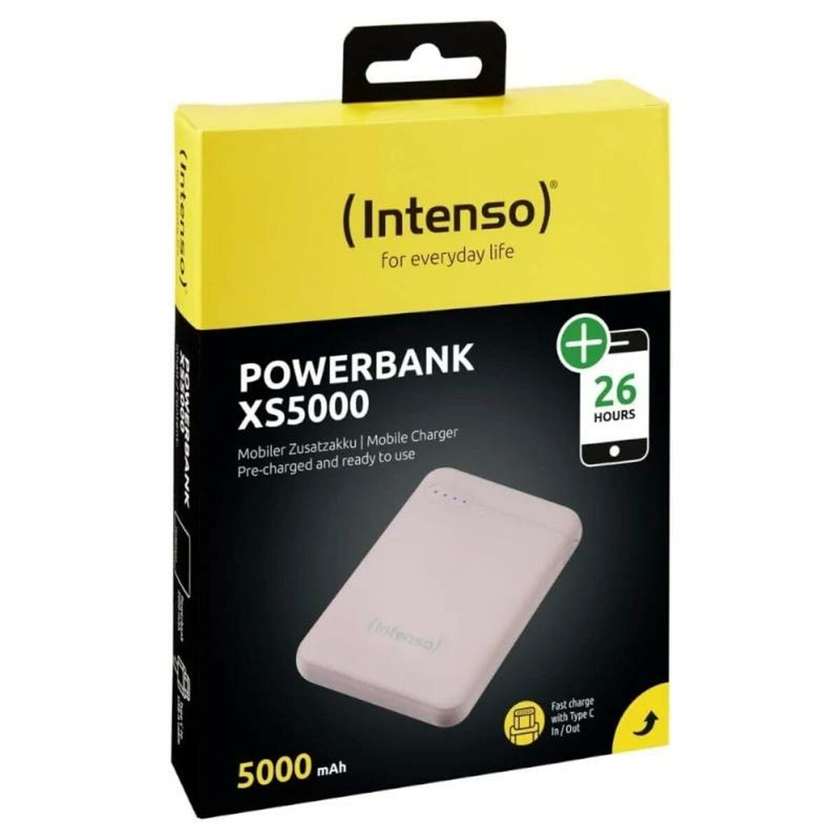 Laptopbatteri INTENSO XS5000 5000 mAh Rosa - 2