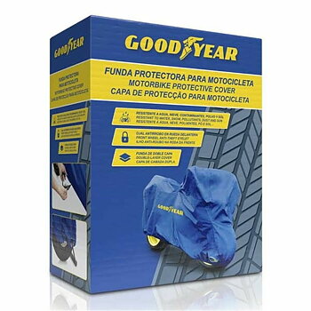 Motorcycle Cover Goodyear GOD7020 Blå