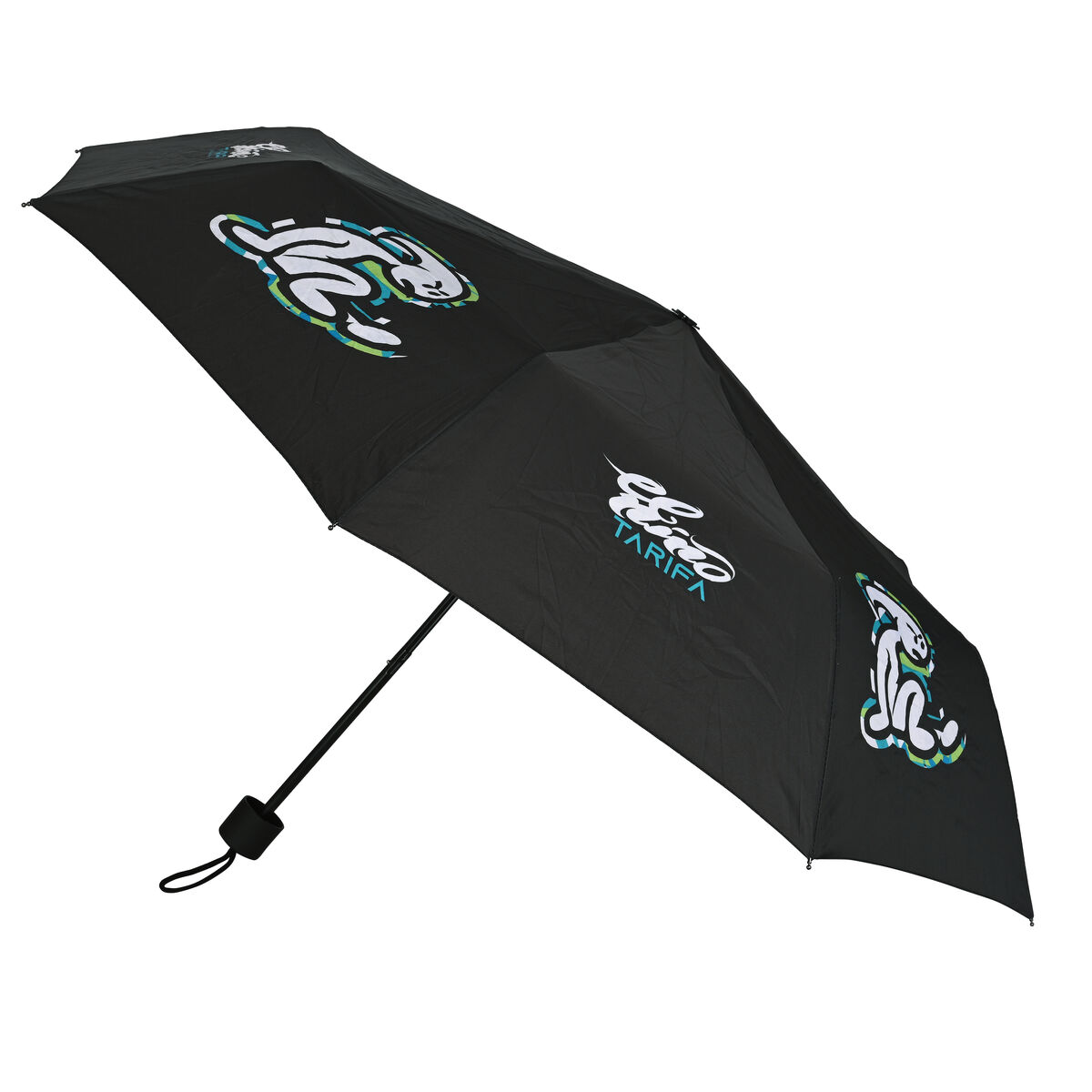 Hopfällbart paraply El Niño Green bali Svart (Ø 98 cm) - 4