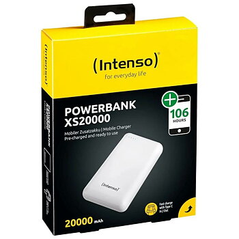 Laptopbatteri INTENSO XS20000 Vit 20000 mAh