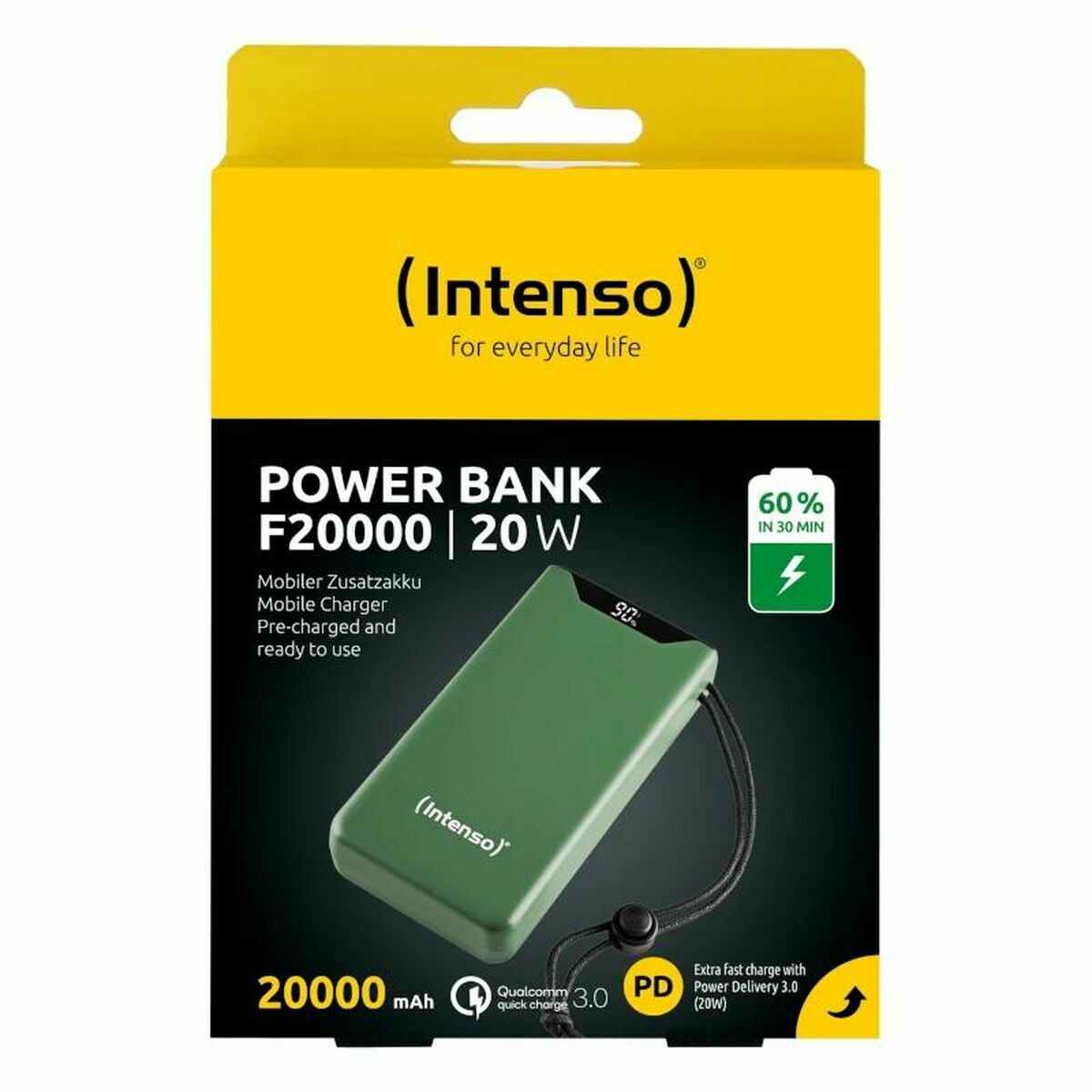 Laptopbatteri INTENSO F20000 Grön 20 W 20000 mAh - 2