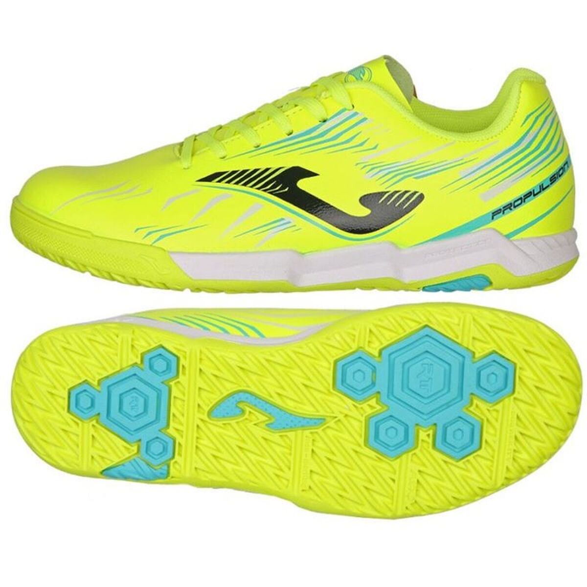 Fotbollsskor för inomhusbruk för barn Joma Sport Propulsion 2509 Gul