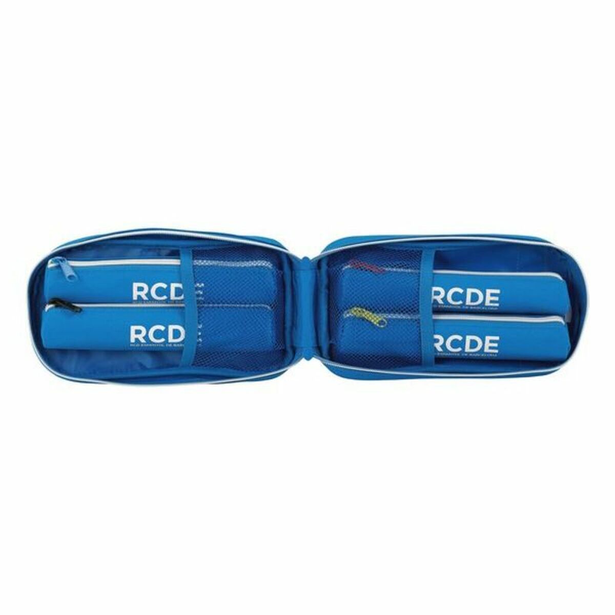 Pennfodral Ryggsäck RCD Espanyol Blå Vit 12 x 23 x 5 cm - 2