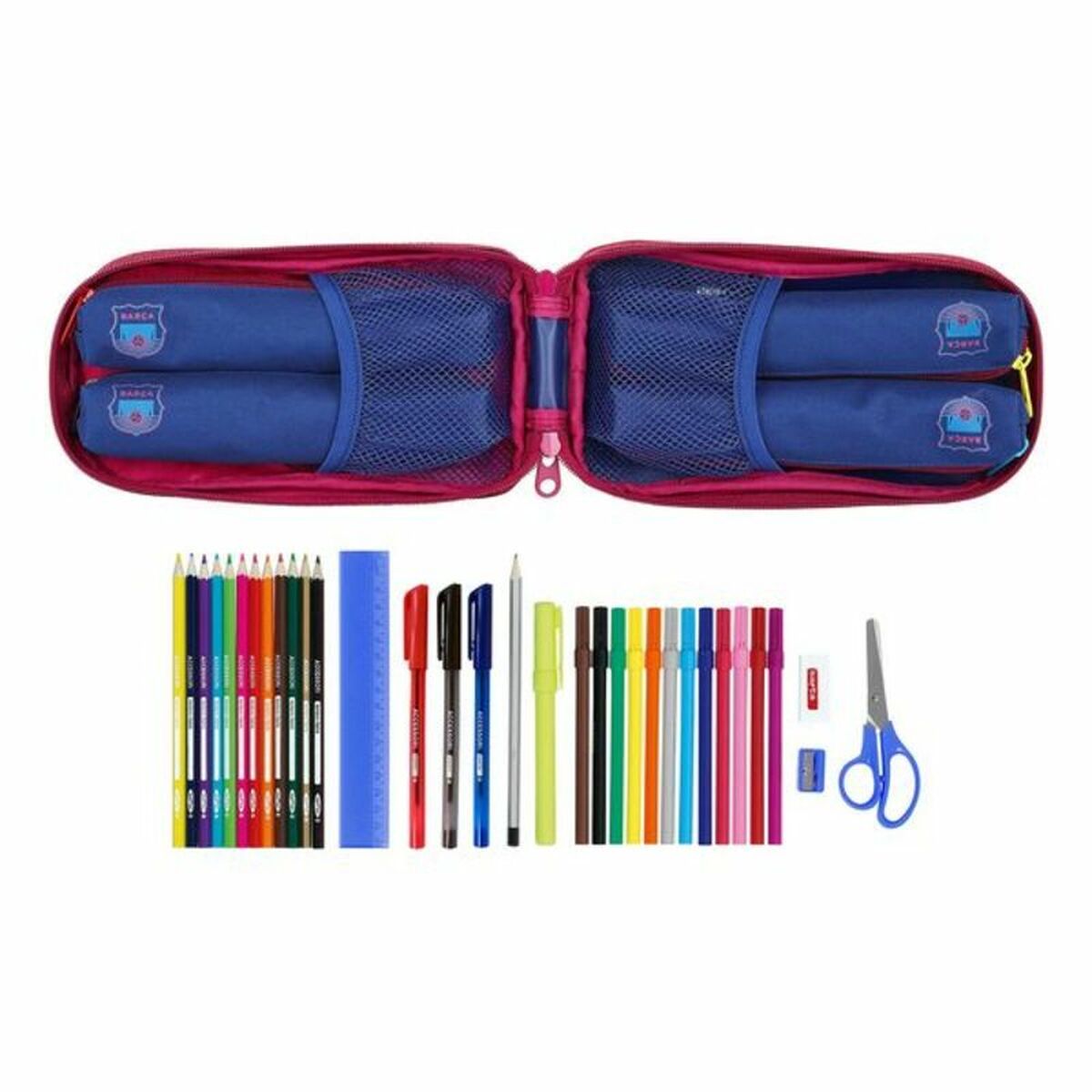Pennfodral Ryggsäck F.C. Barcelona 12 x 23 x 5 cm (33 Delar) - 2