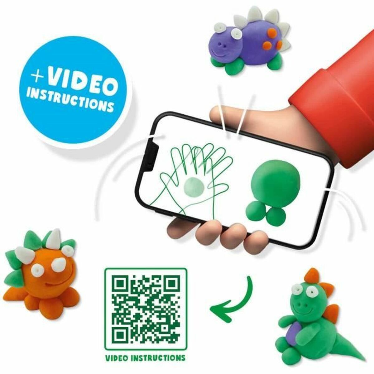 Modellera Spel SES Creative (6 Delar) (4 antal) - 3